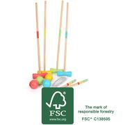 Piccolo gioco di croquet in legno Active