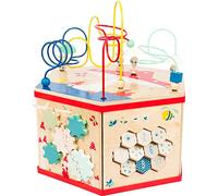 Small Foot- Dado per la motricità XL Move it, in Legno 100% Certificato FSC, Esperienza di Gioco Varia su Sette superfici. Giocattoli, Multicolore, Small, 11051