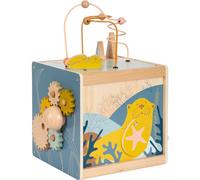 Small Foot Dado Seaside in Legno, Giocattolo motricità Versatile, dai 12 Mesi, 12393 Toys, Colore Blu, Giallo, Small