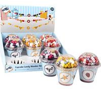 Small Foot Display Perline in Legno Cupcake Candy