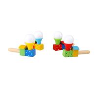 Small Foot- Display Sfera per soffiare Tren Treni, Multicolore, 1