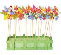 small foot Display Windmill Colourful Pack of 24, 1262