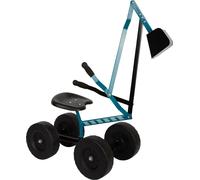 Small Foot Escavatore con Ruote - Blu - 1 pz.