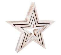 Small Foot Florencia Stelle Decorative, Legno, Bianco, 34.00x5.50x33.00 cm