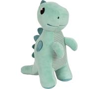 Small Foot Dinosauro Verde Dino, 17 cm, Tessuto a Coste, Stoffa Come ausilio per la Nanna, Animale di Peluche per Bebè e Bambini Piccoli, 12686, Colore Coloured