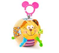 Small Foot Small Foot-1424 Palla di Peluche Gatto con sonaglio, Neonati Giocattoli, Multicolore, 11424
