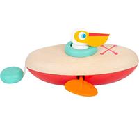 Small Foot - Small Foot - Badspeelgoed Houten Kano Pelikaan Opwindbaar NUOVO