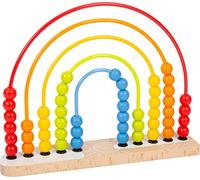 Activity motricità e abaco Arcobaleno small foot legler in legno