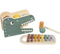 Small Foot martelletto con xilofono Safari, Gioco in Legno per martellare e Fare Musica, per Bimbi, 12461, Small