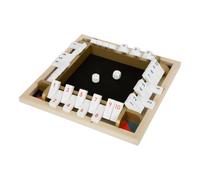 small foot Dice Game Shut the Box "Gold Edition", parlor game for the whole fami