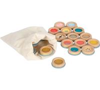 small foot Gioco Memoria tattile Sensory, Gioco di Memoria per Toccare Diverse superfici, dai 3 Anni