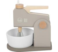 small foot Grigio Tasty in Legno, 2 in 1, Robot da Cucina Mano e Mixer in Piedi, Set da Gioco per Bambini dai 3 Anni, 12679, Colore Coloured