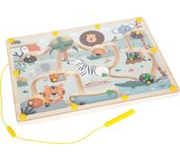 Small Foot Labirinto Magnetico Safari, Gioco di destrezza in Legno FSC® 100% Certificato, per Bambini dai 2 Anni, 12732