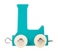 Small Foot Legno lettere treno blu L giocattolo ferrovia 12 pezzi