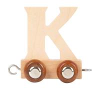Small Foot Lettera di legno treno K - Lettera giocattolo per bambini