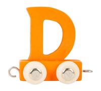 Small Foot Lettera in legno arancio D giocattolo ferroviario set