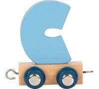 small foot Lettera Polare C, Trenino in Legno combinabile a Piacere, da Decorare e Regalare, 12573, Multicolore