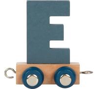 small foot Lettera Polare E, Trenino in Legno combinabile a Piacere, da Decorare e Regalare, 12575, Multicolore