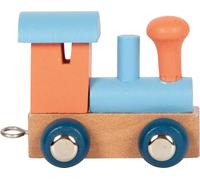 small foot Lettera Polare Locomotiva, Trenino in Legno combinabile a Piacere, da Decorare e Regalare, 12568, Multicolore, Salmone