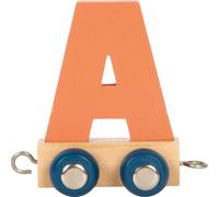 small foot Lettera trenino Polare A, trenino in legno combinabile a piacere, da