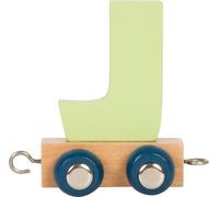small foot Letters Train Polar J, Wood, Custom combinable Wooden Train for Decor