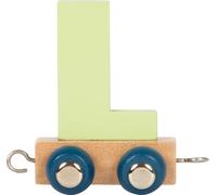 small foot Letters Train Polar L, Wood, Custom combinable Wooden Train for Decor