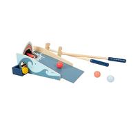 Small Foot Mini Golf Shark Attack in Legno, con meccanismo a Scatto Integrato, da 3 Anni, Art. 11588, Small