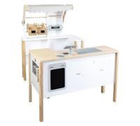 Small Foot Negozio e Cucina per Bambini in Legno Fresh, con Accessori e Utilizzabile Come Cucina da Gioco, a Partire da 3 Anni, 11436