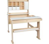 small foot Legno, Negozio Classico con 3 cassetti e Porta Scorrevole, Gioco di Ruolo Creativo per Bambini dai 3 Anni, 12683, Multicolore