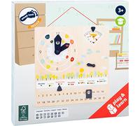 Small Foot 11625 Board Educate made of FSC-certified wood, learn time, weather,