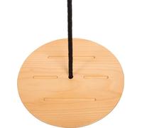 small foot piatto con corda Black Line, altalena da arrampicata per bambini e adulti, Colore Nero, 12406