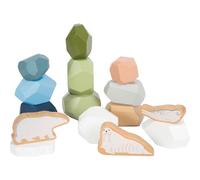 Small Foot Pietre di bilanciamento Arctic, in Legno Certificato FSC® 100%,Divertimento per Bimbi dai 12 Mesi