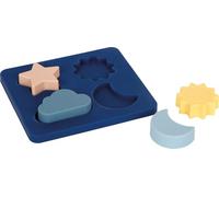 small foot Puzzle ad incastro in silicone, gioco ad incastro composto da 4 pezzi, privo di BPA, giocattolo per acqua, giocattolo per la motricità per bebè a partire da 1 anno, 12752