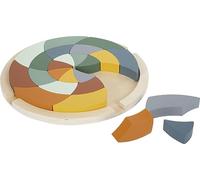 Small Foot Colours Safari, Wood, Creative Building & Stacking Puzzle Game, for K