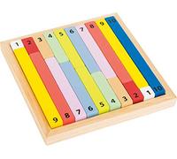 small foot Regoli "Educate" , giocattolo prescolare da 1 a 10 bacchette, da 4 anni, 11167