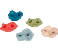 small foot Rocce per arrampicata, cinque prese da arrampicata in robusta plastica, adatte per interni ed esterni, per bambini dai 3 anni, 12794