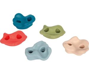 small foot Rocce per arrampicata, cinque prese da arrampicata in robusta plastica, adatte per interni ed esterni, per bambini dai 3 anni, 12794