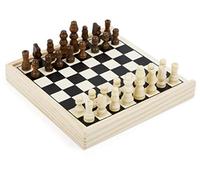 Small Foot Scacchi to Go in Legno, 100% Certificato FSC, Scatola di Legno da asporto, Art. n. 11209