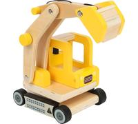 Small Foot 12010 Schaufelbagger aus Holz, FSC 100%-Zertifiziert, beweglicher Bag