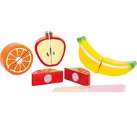 Small Foot Set di Frutta da Gioco in Legno, 10892, Modelli/Colori Assortiti, 1 Pezzo