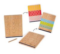 small foot Board Set Educate, Wood, Learn Writing Exercises, for Kids Aged 5+ Ye