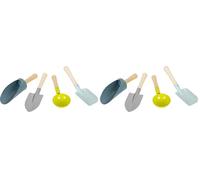 Small Foot Set di Palette Compatto in Legno e Metallo, ausilio per Giardino, per Bambini dai 3 Anni, Gioco per Outdoor Toys, Colori alla Moda, 12387 (Confezione da 2)
