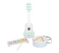 small foot 11685 Music Set Pastell, set of three musical instruments with sheet