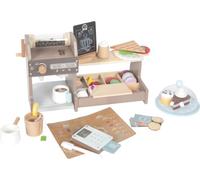 small foot set per caffé "Barista" con macchina del caffé e accessori, dai 3 anni