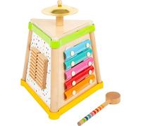 Small Foot Small Foot-11507 Triangolo Musicale Sound, Legno, multistrumento colorato per Piccoli Musicisti Giocattoli, Multicolore, 11507