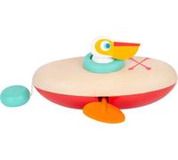 Small Foot - Small Foot - Badspeelgoed Houten Kano Pelikaan Opwindbaar NUOVO