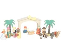 small foot Legno Storia del Natale, Decorazione Natalizia e Set da Gioco, con Personaggi del presepe ricchi di Dettagli, per Bambini dai 3 Anni, 12689, Colore Coloured
