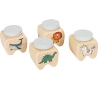 Small Foot - Small Foot - Houten Melktandendoosjes - 4st. NUOVO