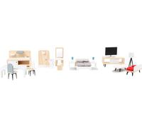 Small Foot - Small Foot - Houten Poppenhuis Meubeltjes Complete Set... NUOVO