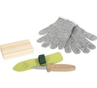 Small Foot – Set intaglio per bambini 'Discover' coltello con fodero Nero dai 6 anni